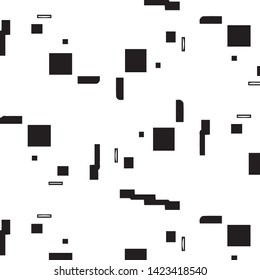 Abstract vector monochrome background. Halftone illustration pattern