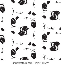 Abstract vector monochrome background. Halftone illustration pattern