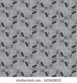 Abstract vector monochrome background. Halftone illustration pattern