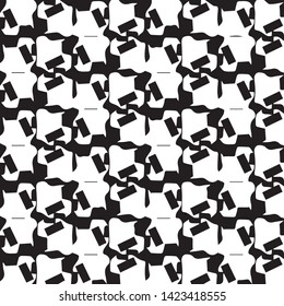 Abstract vector monochrome background. Halftone illustration pattern
