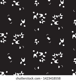 Abstract vector monochrome background. Halftone illustration pattern