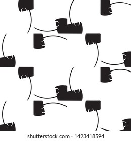 Abstract vector monochrome background. Halftone illustration pattern