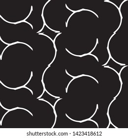 Abstract vector monochrome background. Halftone illustration pattern