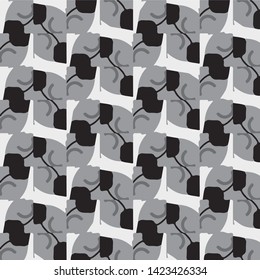 Abstract vector monochrome background. Halftone illustration pattern