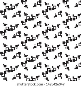 Abstract vector monochrome background. Halftone illustration pattern