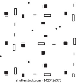 Abstract vector monochrome background. Halftone illustration pattern