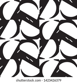 Abstract vector monochrome background. Halftone illustration pattern