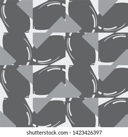 Abstract vector monochrome background. Halftone illustration pattern