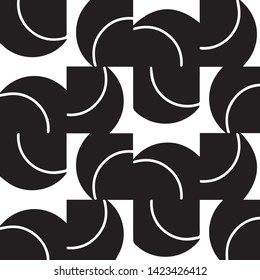 Abstract vector monochrome background. Halftone illustration pattern