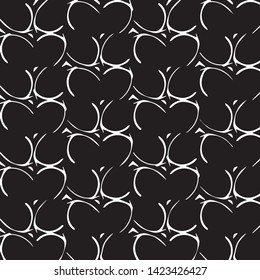 Abstract vector monochrome background. Halftone illustration pattern
