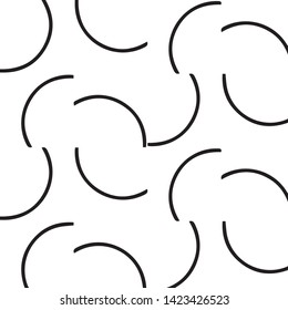 Abstract vector monochrome background. Halftone illustration pattern