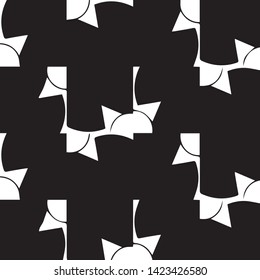Abstract vector monochrome background. Halftone illustration pattern