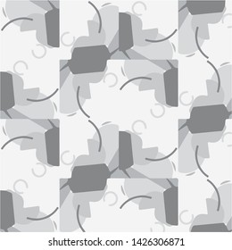 Abstract vector monochrome background. Halftone illustration pattern