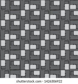 Abstract vector monochrome background. Halftone illustration pattern