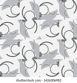 Abstract vector monochrome background. Halftone illustration pattern