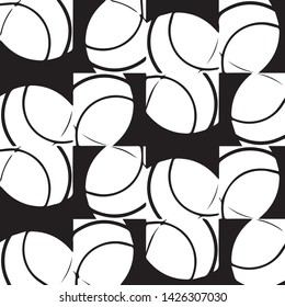 Abstract vector monochrome background. Halftone illustration pattern