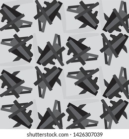 Abstract vector monochrome background. Halftone illustration pattern