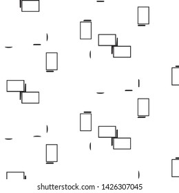 Abstract vector monochrome background. Halftone illustration pattern