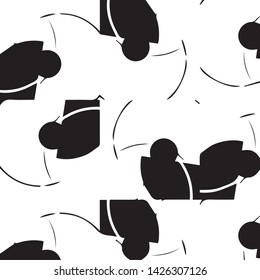 Abstract vector monochrome background. Halftone illustration pattern