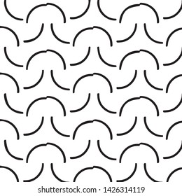 Abstract vector monochrome background. Halftone illustration pattern