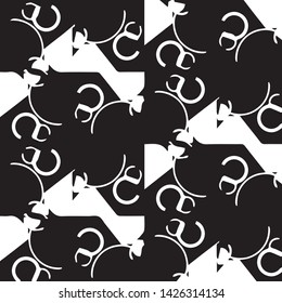 Abstract vector monochrome background. Halftone illustration pattern
