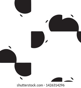 Abstract vector monochrome background. Halftone illustration pattern