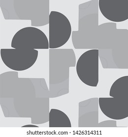 Abstract vector monochrome background. Halftone illustration pattern