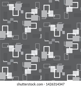 Abstract vector monochrome background. Halftone illustration pattern
