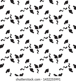 Abstract vector monochrome background. Halftone illustration pattern