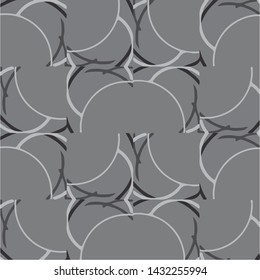 Abstract vector monochrome background. Halftone illustration pattern