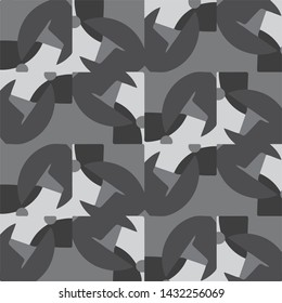 Abstract vector monochrome background. Halftone illustration pattern