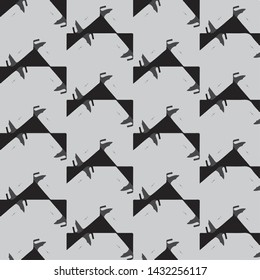Abstract vector monochrome background. Halftone illustration pattern