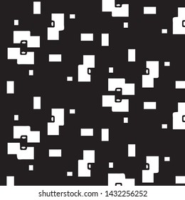 Abstract vector monochrome background. Halftone illustration pattern