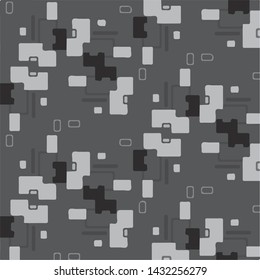 Abstract vector monochrome background. Halftone illustration pattern