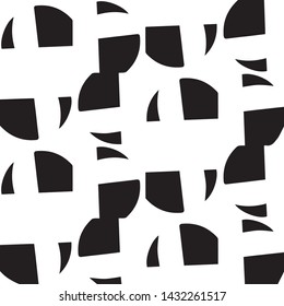 Abstract vector monochrome background. Halftone illustration pattern