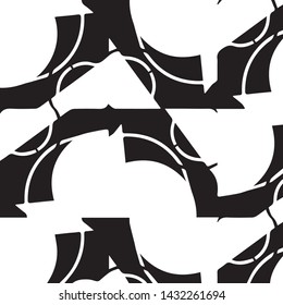Abstract vector monochrome background. Halftone illustration pattern