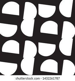 Abstract vector monochrome background. Halftone illustration pattern