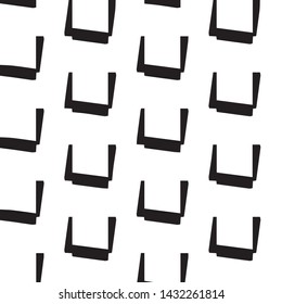 Abstract vector monochrome background. Halftone illustration pattern