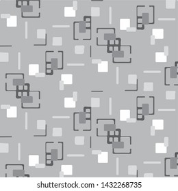 Abstract vector monochrome background. Halftone illustration pattern