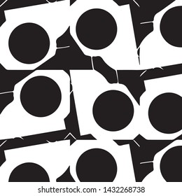 Abstract vector monochrome background. Halftone illustration pattern