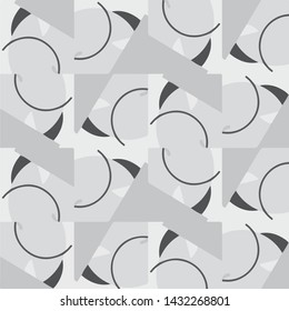 Abstract vector monochrome background. Halftone illustration pattern