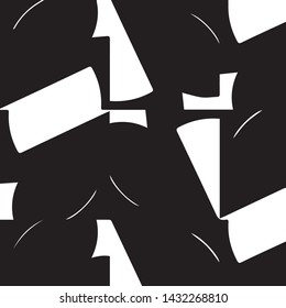 Abstract vector monochrome background. Halftone illustration pattern