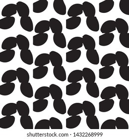 Abstract vector monochrome background. Halftone illustration pattern