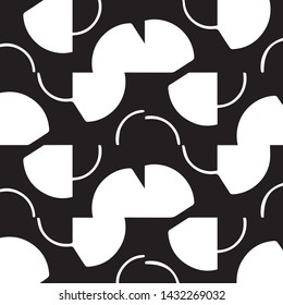 Abstract vector monochrome background. Halftone illustration pattern