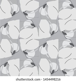 Abstract vector monochrome background. Halftone illustration pattern