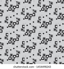 Abstract vector monochrome background. Halftone illustration pattern