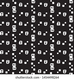 Abstract vector monochrome background. Halftone illustration pattern