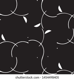 Abstract vector monochrome background. Halftone illustration pattern