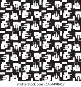 Abstract vector monochrome background. Halftone illustration pattern