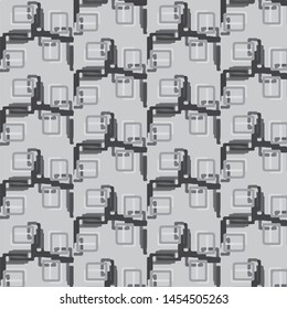 Abstract vector monochrome background. Halftone illustration pattern